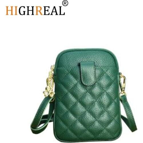 Genuine Leather Women Crossbody Bags Luxury Brand Mini Handbags Women Phone Bag Small Female Shoulder Bags Ladies Messenger Bag