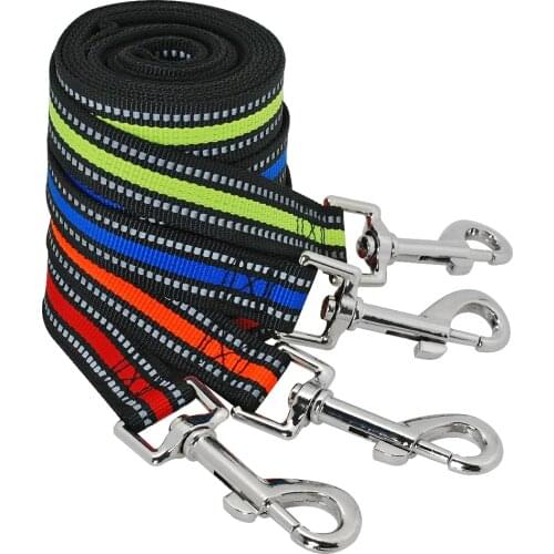 Reflective Dog Leash Adjustable Nylon Pet Leash Rope For Small Medium Large Dogs Soft Pet Walking Leashes Chihuahua Pitbull