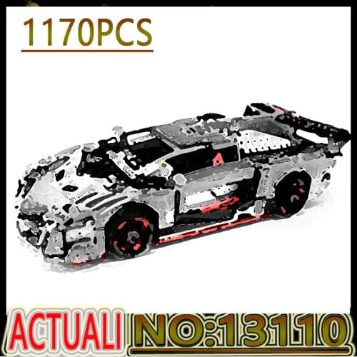 MK13110 High-Tech Car Toys MOC-10574 Lamborghinis Veneno Roadster Model 20091 Building Blocks Kids Christmas Toys Birthday Gift
