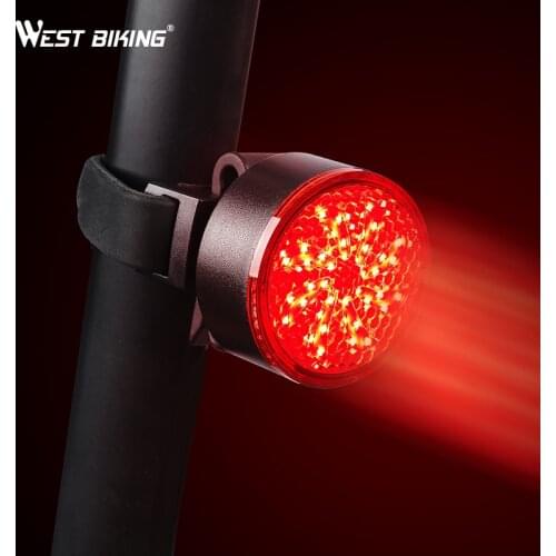 WEST BIKING Bicycle Lamp Light Rechargeable Waterproof Bike Rear Right MTB Road Bike Flashlight Helmet Light Cycling Taillight