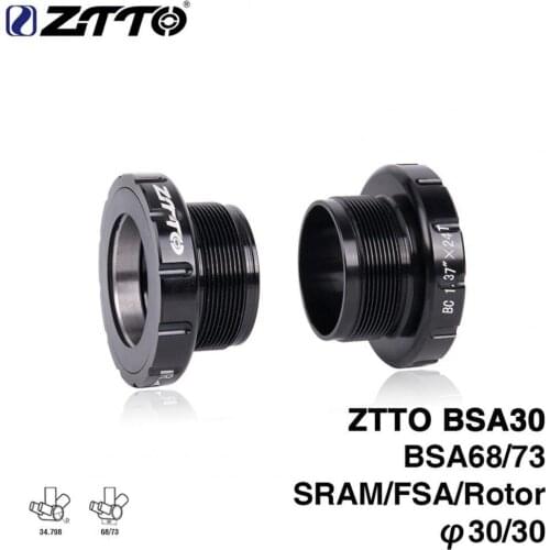 ZTTO BSA30 BB68 68/35MM to BB30/PF30/386 External Ceramic Bearing Bottom Bracket for Mountain Road Bicycle Ceramic Bearing Botto