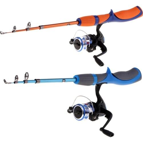 1.2M Ice Fishing Reel & Rod Combo for a Beginner First Spinning Combo Fishing Rods for Fisherman