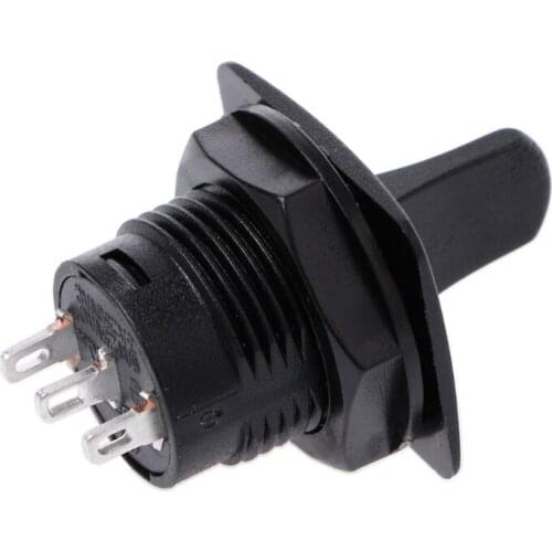 1PC R13-402 3Pin 2Position ON-OFF-ON Maintained Round Toggle Switch