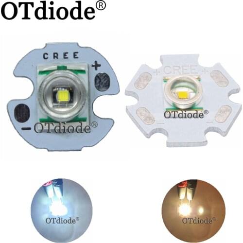 1PCS CREE XRE Q5 LED XLamp cree xr-e Q5 led Cold Neutral Warm White Yellow 3W LED Light Emitter mounted on 16mm/20mm PCB