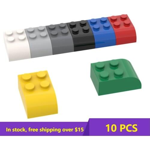 10PCS MOC Bricks Compatible Assembles Particles Particles 6215 2x3 for Building Blocks DIY Educational High-Tech Spare Toys