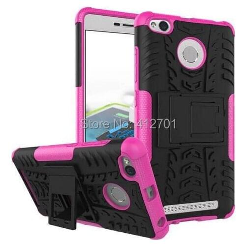 10pcs/lot Free shipping 2 in 1 Hybrid TPU+PC Hard Stand Case For xiaomi 5S/5S Plus/redmi 4/4 Pro/note 4/4 prime/3S/MAX