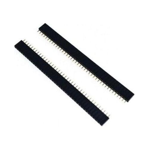 10PCS 1*40PIN Single Row Female Pin Header 1X40PIN 2.54MM 40 PIN Connector 40pin strip 40P