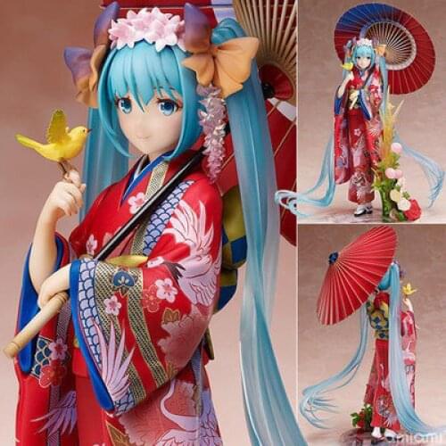 23cm 1/8 Japan Anime VOCALOID ICREA Stronger Hanairoi Kimono Anime Sexy PVC Action Figure Toy Adult Collectible Model Doll Gift