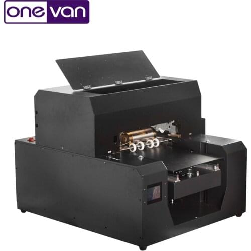 A3 UV Printer Phone Case Printing Machine For Phone Cover Glass Wood Acrylic Metal Bottle Cylinder UV Printer With uv Ink