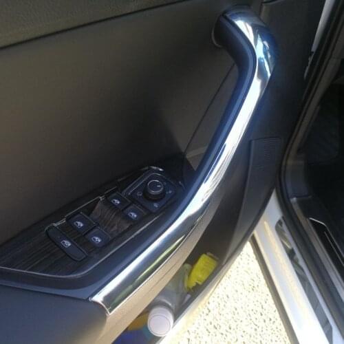 ABS Car Interior Door Handle Cover Armrest Moulding Trim for Skoda Kodiaq Styling Accessories