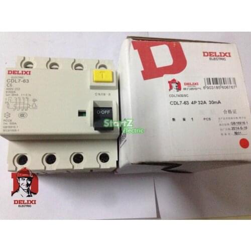 50A 4P RCCB Circuit Breaker CDL7-63 DELIXI