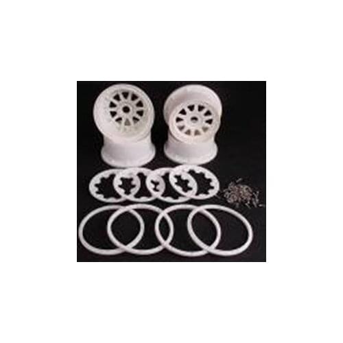 Baja SC nylon wheel sets with hub frame screws 85150