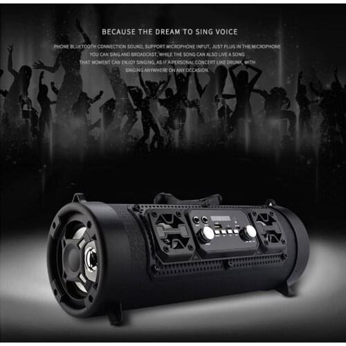 Wireless Bluetooth Waterproof Portable High-power 15W Music Barrel Speaker for Outdoor GDeals