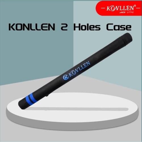 KONLLEN Billiard 2 Holes Case Tube Shape Canvas Oxford Pool Cue Bag 1/2 Billiard Cues Bag Cylinder New Arrival for Dropshopper