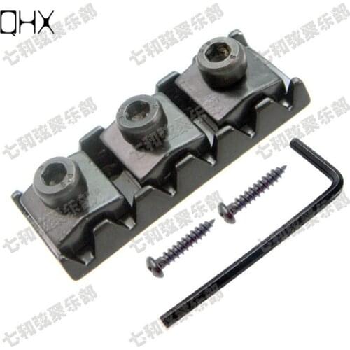 Handed Black Electric Guitar Locking Nuts For Tremolo Bridge Length about 42mm guitar accessories parts Musical instrument