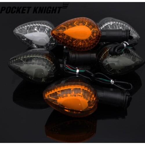 For YAMAHA WR250X WR250R YBR125 YBR250 FZ16 V-MAX 1700 Front / Rear LED Turn Signal Light Motorcycle Blinker Lamp