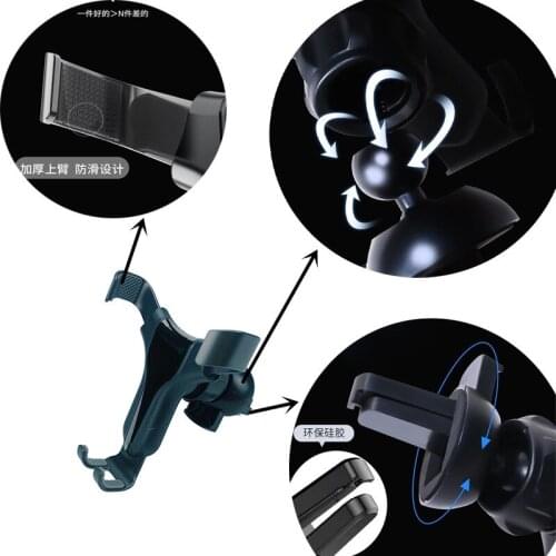 Gravity Car Air Vent Clip Mount Mobile Phone Holder For Ford Focus MK2 MK3 Mondeo EDGE Fiesta Taurus Ecosport ESCORT C-Max KA