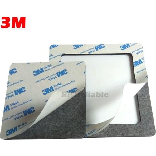 Customized Size, 118mm x119mm with 3M 9448 Adhesive Glue EVA Foam Gasket Mat, Black, Single Adhesive