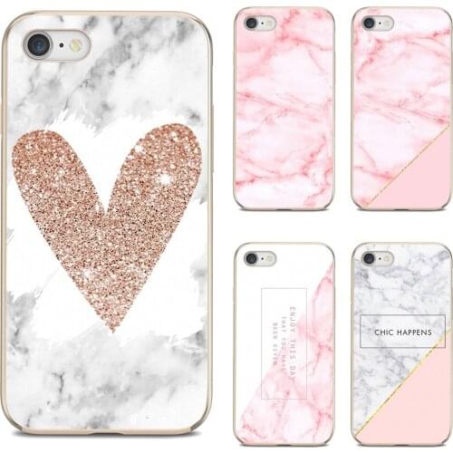 For Samsung Galaxy A12 A31 A41 A51 A71 A20e A21s M30 A10 A30 A40 A50 A60 A70 Soft Cover Pink-Texture-Marble-Rock-Stone-Heart