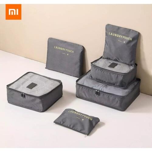 Xiaomi Travel Storage Six-piece Set Classified Storage A Variety of Specifications Lightweight Portable Tough and Durable