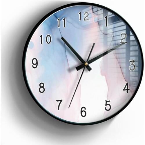 New Wall Clock Large Size Luxury Silent Movement Clocks Rounds Precise Sweep Wall Clocks Modern Design For Home Decoration
