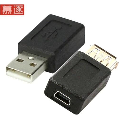 New Black USB 2.0 Type A Female to Micro&MINI USB B Female Adapter Plug Converter usb 2.0 to Micro usb connector wholesal