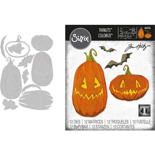 Pumpkin Patch Colorize Metal Cutting Die Scrapbook Embossed Paper Card Album Craft Template Cut Die Stencils New for 2021 Arrive