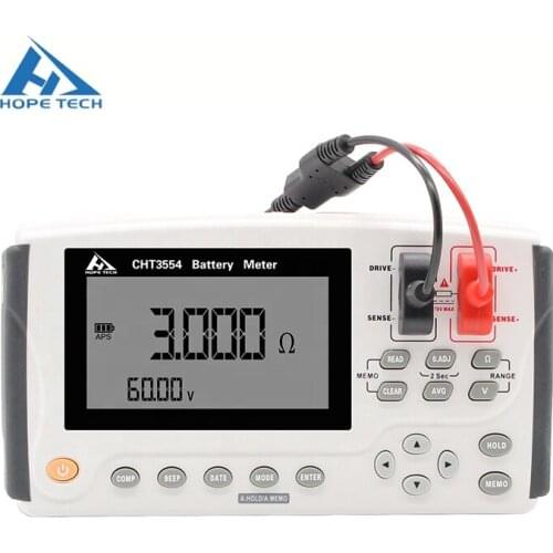 CHT3554 battery tester for electric ebike battery and gel battery internal resistance measuring instrument