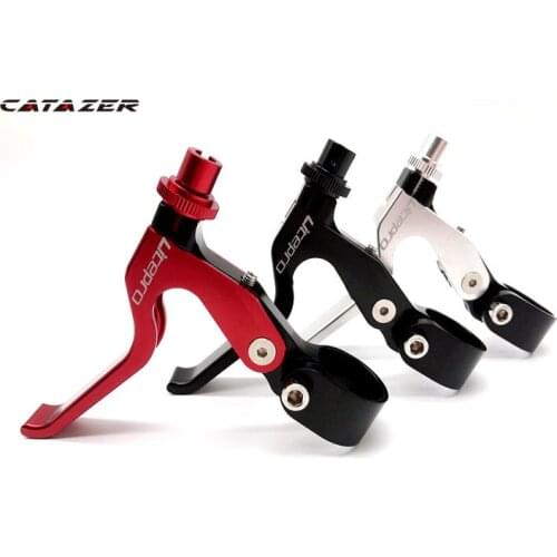 Catazer 89g/pair Lightweight Road Bike BMX CNC LITEPRO Aluminum Brake Lever CNC 412 Folding Bike Brake Lever for GUS