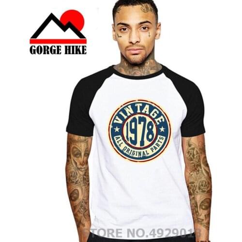 Streetwear T-shirts 40th Birthday Gift Vintage Tee 1978 Classic original parts Retro shirt fatherday birthday best gift tshirts