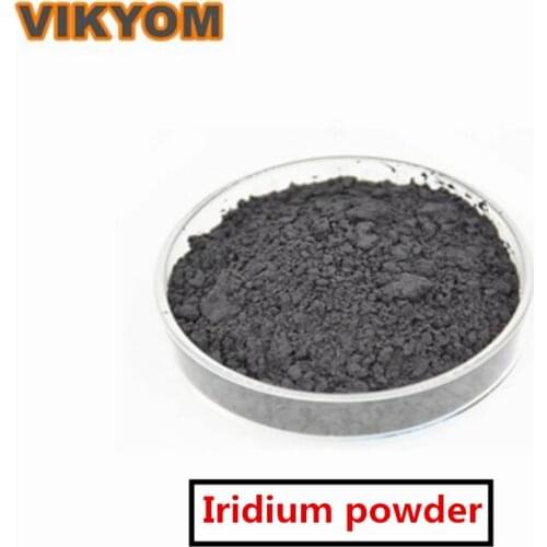 High purity iridium powder 99.95% Industrial iridium powder Metal element iridium Ir For Industrial and medical