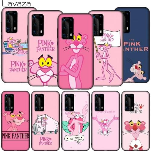 WEBBEDEPP Pink Panther Soft Case for Huawei Honor 30 P40 V30 Nova 6 7 SE Pro Max Cover