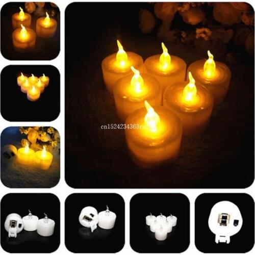 500pcs Battery Powered Led Tea Lights,Tealights Fake Led Candle Light Easter Candle