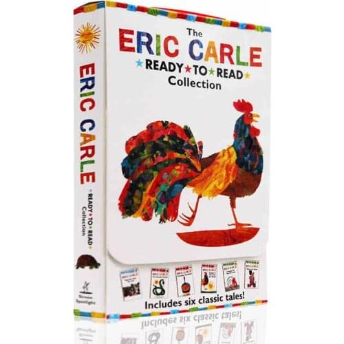 6 books/set Eric Carle Ready-to-Read Collection Walter the Baker kids English story books Early Educaction reading Book