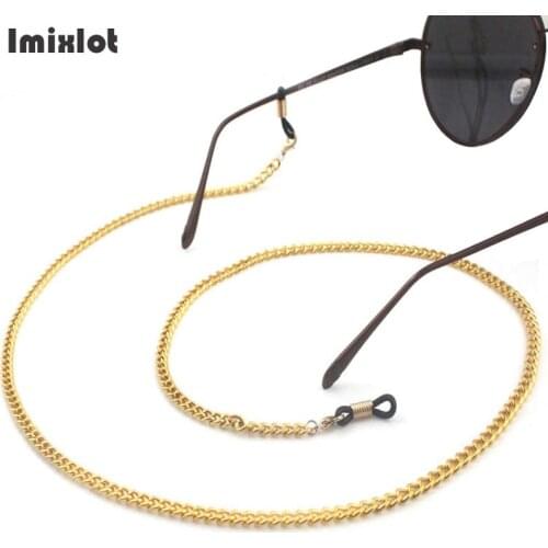 Gold Color Sunglasses Chains for Women Metal Charms Eyeglasses Lanyard Necklace Glasses Holder Strap Cord Eyewear Retainer