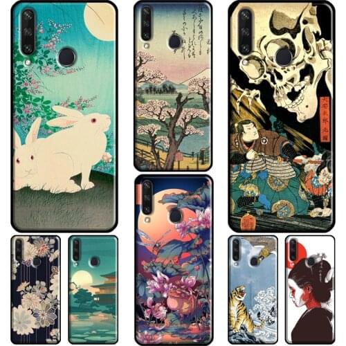Japanese Style Art Japan For Huawei Y3 II Y5 Y7 2017 Y6 Prime 2018 Y9 2019 Y7A Y5P Y6P 2020 Nova 5T 2i Phone Case