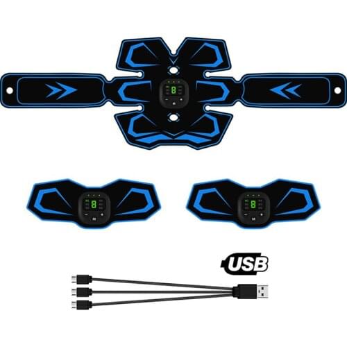 Muscle Electro Stimulator EMS ABS Electrostimulator Abdominal Electric Massager Training Apparatus Fitness Machine Building Body