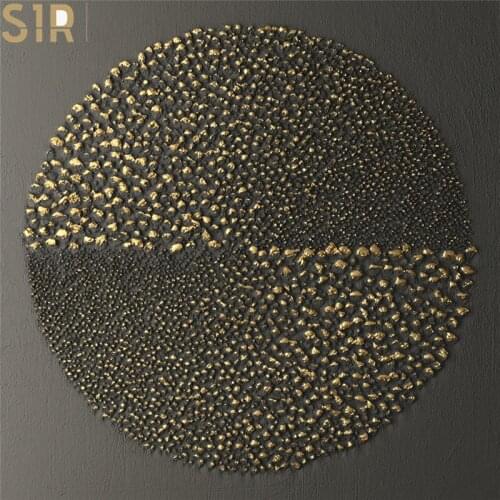 Modern Abstract Gold foil lines Green Canvas Art Paintings For Living Room Bedroom Posters And Prints Wall Poster Home Deco