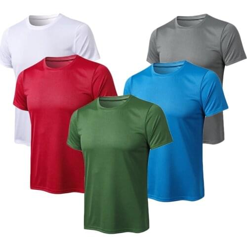 Lovmove Spandex Men Compression Running T Shirt loose short Sleeve Sport tshirt Quick Dry Male Gym Sportswear Jogging Shirts