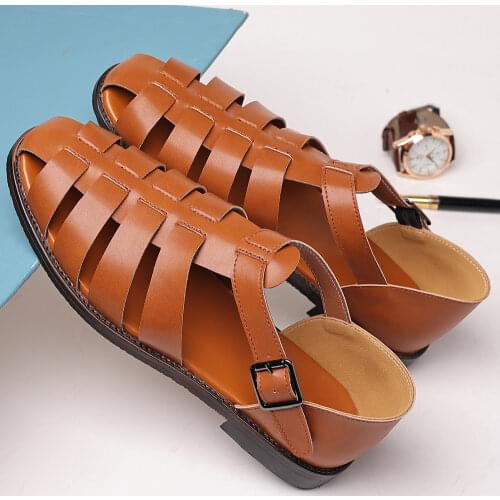 Movechain Men's Leather Sandals