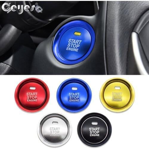 Ceyes Car Styling Sticker Engine Start Button Auto Ring Accessories Fit For Mazda 3 BM BN 6 GJ1 GL CX4 CX5 CX 5 Axela CX3 Atenza