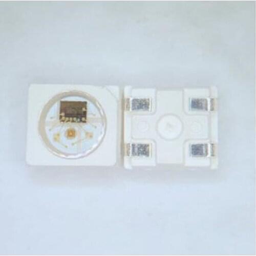 New 200pcs SK9816 2427 full color chip Top SMD Type 0.3Watt Power single line transmission high grade grey level tegrated leds