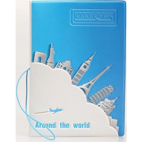 New Travel Passport Covers PVC Leather Women Men Passport Credit Holder Bag Case Wallet Purse Student Kids Gift