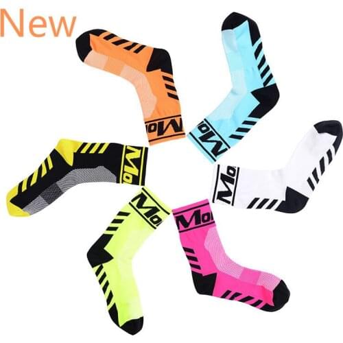 New Outdoor Cycling Socks Women and Men Sports Running Bikes Socks Breathable Basketball Socks