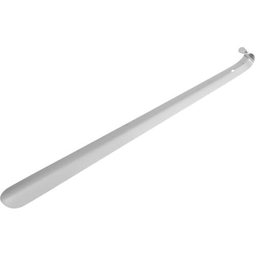 Professional Stainless Steel Shiny Silver Metal Shoe Horn Shoehorn for Seniors elderly