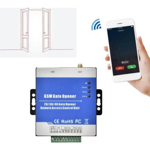 RTU5025 Wireless Remote GSM/GPRS/3G Gate Opener Operator Garage Door Access Controller USB Communication Port 100-240V