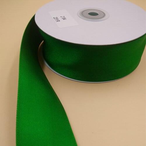38mm X 25yards Wired Edged Emerald Green Satin Ribbon for Gift Box Packing N2184