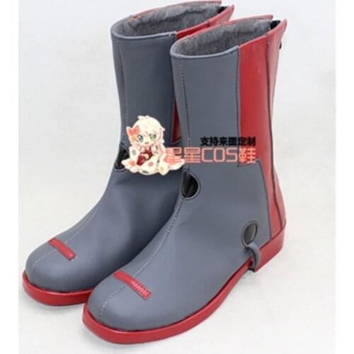 Kantai Collection Taiho Adult Gray Cosplay Shoes Boots X002