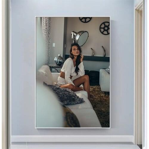 Silk Cloth Wall Poster Hailey Outland Art Home Decoration Gift