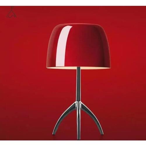 Italy Design Foscarini Lumiere Table Lamp Led E27 Copper Glass Desk Lights Living Room Bedroom Study Bedside Background Hall